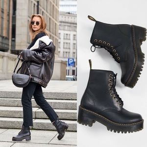 Dr. Martens Black Combat Boots